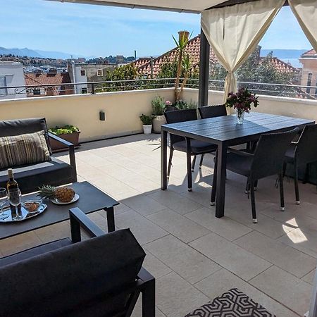 Prime Location Penthouse Apt With A Large Terrace Split Zewnętrze zdjęcie